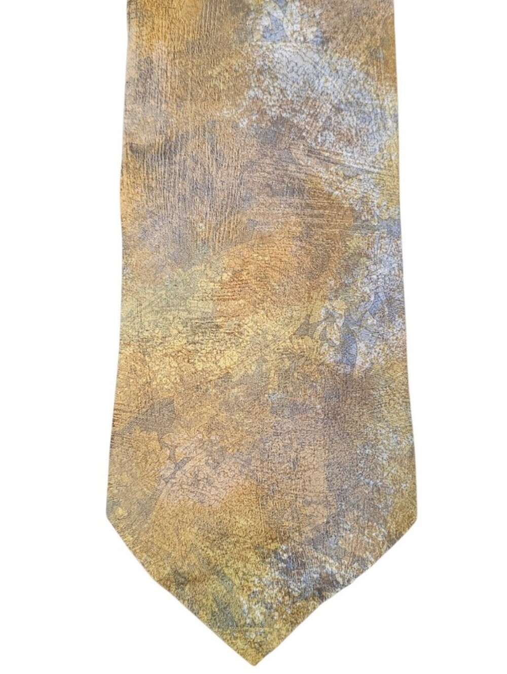 Ermenigildo Zegna Gritti Men's Abstract Print 100 % Silk Tie